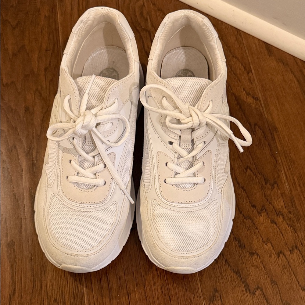 Tory Burch White Sneakers - Picture 6 of 8